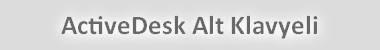 ActiveDesk Alt Klavyeli