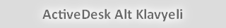 ActiveDesk Alt Klavyeli